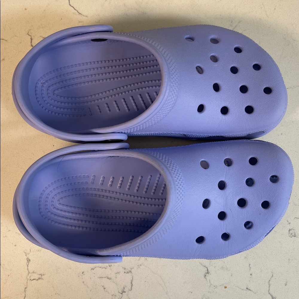 Crocs Kids' Classic Clog 206991 Purple Size 2 Junior - Picture 10 of 17